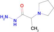 2-(1-Pyrrolidinyl)propanohydrazide