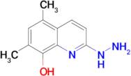 2-Hydrazino-5,7-dimethylquinolin-8-ol