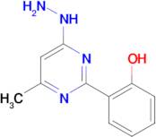 2-(4-Hydrazino-6-methylpyrimidin-2-yl)phenol