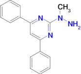 2-(1-Methylhydrazino)-4,6-diphenylpyrimidine