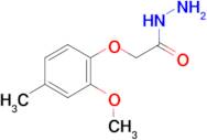 2-(2-methoxy-4-methylphenoxy)acetohydrazide