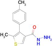 5-Methyl-4-(4-methylphenyl)thiophene-3-carbohydrazide