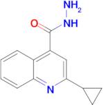 2-Cyclopropylquinoline-4-carbohydrazide