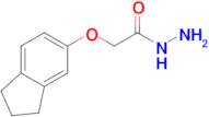 2-(2,3-Dihydro-1H-inden-5-yloxy)acetohydrazide