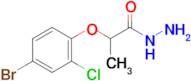 2-(4-Bromo-2-chlorophenoxy)propanohydrazide