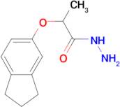 2-(2,3-Dihydro-1H-inden-5-yloxy)propanohydrazide