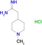 2-(1-Methylpiperidin-4-yl)ethanimidamide hydrochloride