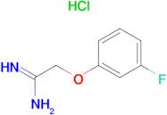 2-(3-Fluorophenoxy)ethanimidamidehydrochloride