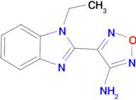 4-(1-Ethyl-1H-benzimidazol-2-yl)-1,2,5-oxadiazol-3-amine