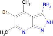 5-Bromo-4,6-dimethyl-1H-pyrazolo[3,4-b]pyridin-3-amine