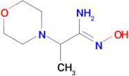 (1Z)-N'-Hydroxy-2-(4-morpholinyl)propanimidamide