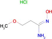 (1E)-N'-Hydroxy-3-methoxypropanimidamide hydrochloride