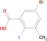 5-Bromo-2-iodo-3-methylbenzoic acid