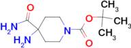 tert-Butyl 4-amino-4-carbamoylpiperidine-1-carboxylate