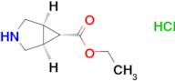 Ethyl (1R*,5S*,6R*)-3-azabicyclo[3.1.0]hexane-6-carboxylate hydrochloride