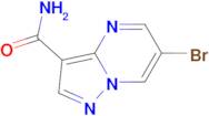 6-Bromopyrazolo[1,5-a]pyrimidine-3-carboxamide