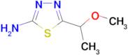 5-(1-Methoxyethyl)-1,3,4-thiazol-2-amine