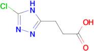 3-(3-Chloro-1H-1,2,4-triazol-5-yl)propanoic acid