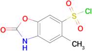 5-Methyl-2-oxo-2,3-dihydro-1,3-benzoxazole-6-sulfonyl chloride