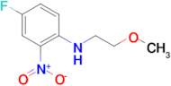 4-Fluoro-N-(2-methoxyethyl)-2-nitroaniline