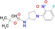 (R)-tert-Butyl 1-(3-fluoro-2-nitrophenyl)pyrrolidine-3-ylcarbamate