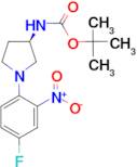 (R)-tert-Butyl 1-(4-fluoro-2-nitrophenyl)pyrrolidine-3-ylcarbamate