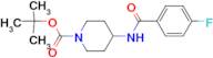 tert-Butyl 4-(4-fluorobenzamido)piperidine-1-carboxylate