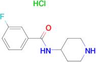 3-Fluoro-N-(piperidine-4-yl)benzamide hydrochloride