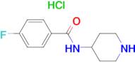 4-Fluoro-N-(piperidine-4-yl)benzamide hydrochloride