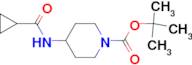 tert-Butyl 4-(cyclopropanecarbonylamino)piperidine-1-carboxylate