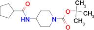 Tert-Butyl 4-(cyclopentanecarbonylamino)piperidine-1-carboxylate