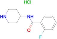 2-Fluoro-N-(piperidine-4-yl)benzamido hydrochloride