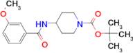 Tert-Butyl 4-(3-methoxybenzamido)piperidine-1-carboxylate