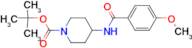 tert-Butyl 4-(4-methoxybenzamido)piperidine-1-carboxylate