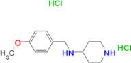 N-(4-Methoxybenzyl)piperidine-4-amine dihydrochloride