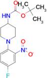 tert-Butyl 1-(4-fluoro-2-nitrophenyl)piperidine-4-ylcarbamate