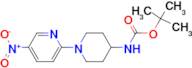 tert-Butyl 1-(5-nitropyridine-2-yl)piperidine-4-ylcarbamate