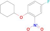 1-(Cyclohexyloxy)-4-fluoro-2-nitrobenzen