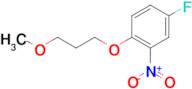 4-Fluoro-1-(3-methoxypropoxy)-2-nitrobenzene