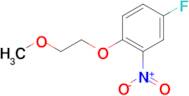 4-Fluoro-1-(2-methoxyethoxy)-2-nitrobenzene