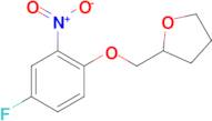 2-[(4-Fluoro-2-nitrophenoxy)methyl]tetrahydrofuran