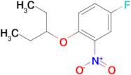 4-Fluoro-2-nitro-1-(pentan-3-yloxy)benzene