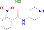 2-Nitro-N-(piperidin-4-yl)benzamide hydrochloride