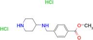 Methyl 4-[(piperidin-4-ylamino)methyl]benzoate dihydrochloride