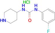 1-(3-Fluorophenyl)-3-(piperidin-4-yl)urea hydrochloride