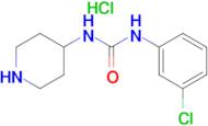 1-(3-Chlorophenyl)-3-(piperidin-4-yl)urea hydrochloride