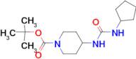 tert-Butyl 4-(3-cyclopentylureido)piperidine-1-carboxylate