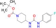 tert-Butyl 4-[3-(4-fluorophenyl)ureido]piperidine-1-carboxylate