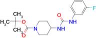 tert-Butyl 4-[3-(3-fluorophenyl)ureido]piperidine-1-carboxylate