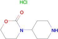 3-(Piperidin-4-yl)-1,3-oxazinan-2-one hydrochloride